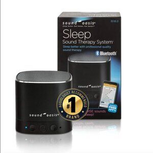 NWT Sound Oasis Sleep Sound Therapy System with Pink Noise and Bluetooth